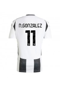 Fotbalové Dres Juventus Nicolas Gonzalez #11 Domácí Oblečení 2024-25 Krátký Rukáv